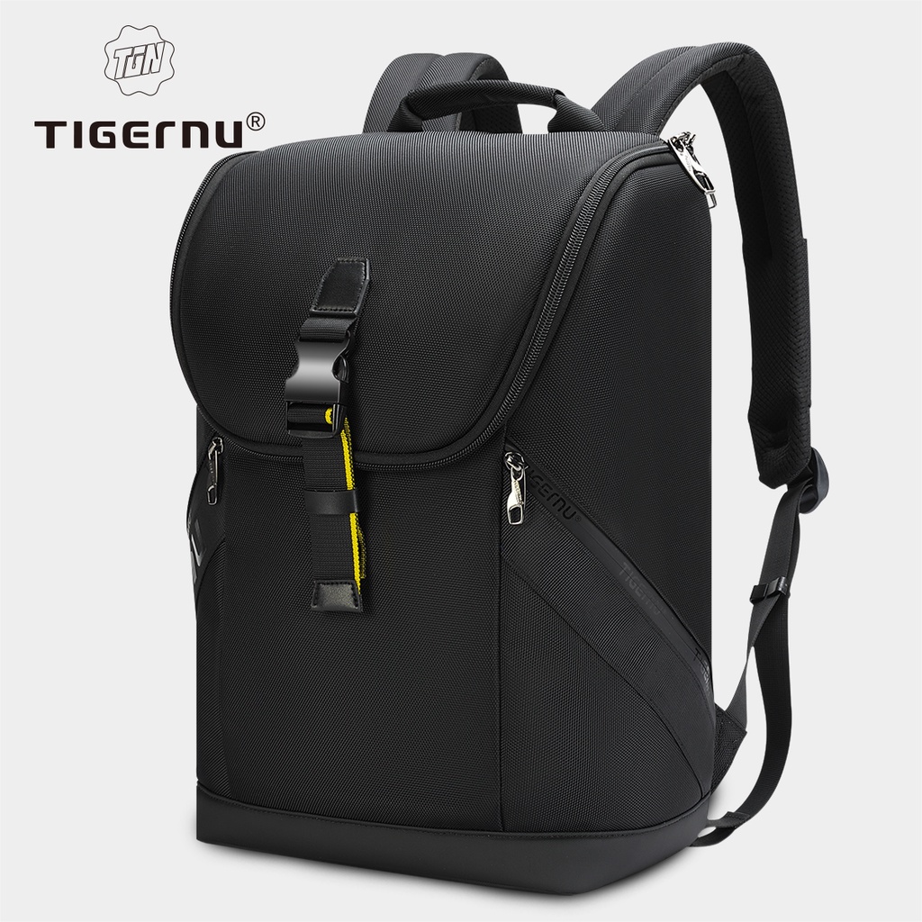 Tigernu กระเป๋าเป้สะพายหลัง กันน้ำ RFID กันการโจรกรรม พกพาเดินทาง สำหรับผู้ชาย (15.6นิ้ว) 3962