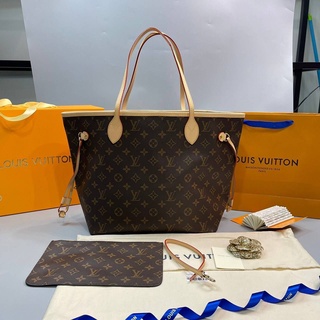 🔥ผ่อนได้🔥LV Neverfull mm 32 cm งาน Vip ขั้นเทพ เกรดใช้สลับแท้