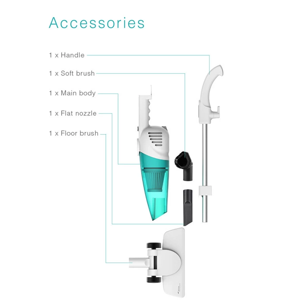 Deerma DX118C Household Vacuum Cleaner เครื่องดูดฝุ่น thumbnail 5