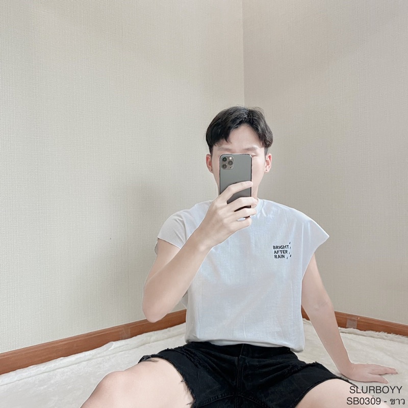 เสื้อแขนกุด ผ้าคอตตอน(SB0309)