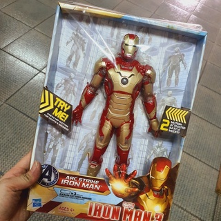 100% Hasbro A1954 Marvel Iron Man 3 Avengers Initiative Arc Strike Figure มีไฟที่หน้าอก ตา มีเสียงพูด ไอร่อนแมน ฟิกเกอร์