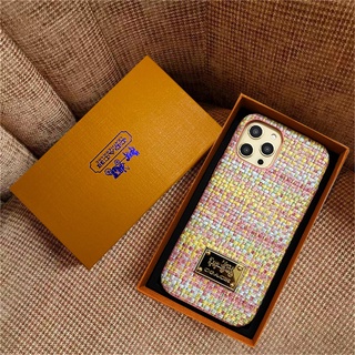 [พร้อมกล่องของขวัญ] เคส iphone 14 เคส iphone 13 เคส iphone 12 เคสโทรศัพท์มือถือแบบแข็งสาน สําหรับ iphone 14 13 12 pro max