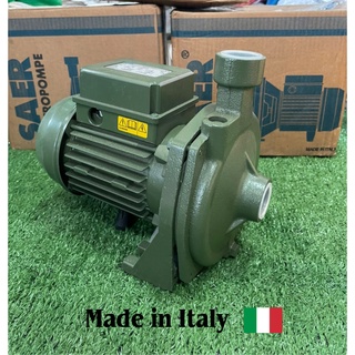 Italyปั๊มน้ำหอยโข่งSAER(Made in Italy)รุ่นcmp  ชนิดใบพัดใหญ่0.5แรงม้า370w ขนาดท่อ 1x1นิ้ว