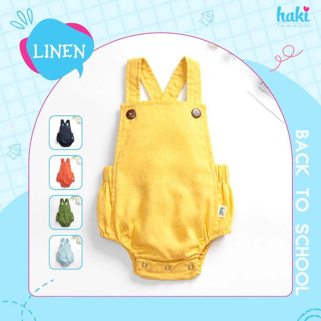 กางเกงเอี๊ยมสําหรับออกนอกบ้านสําหรับทารกตั้งแต่ 6-13kg HAKI-BL001