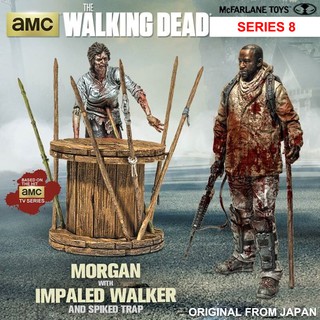 Figma งานแท้ McFarlane Toys The Walking Dead เดอะวอล์กกิงเดด Morgan Jones มอร์แกน โจนส์ Impaled Walker วอล์คเกอร์ ซอมบี้