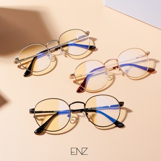[โค้ด DLTSEP23 ลด 45 บาท &lt;&lt;] ENVISZO แว่นตา รุ่น EZ3994 Blue Control แบบทรงกลม เล่นคอมพิวเตอร์ ตัดแสงฟ้า ถนอมสายตา