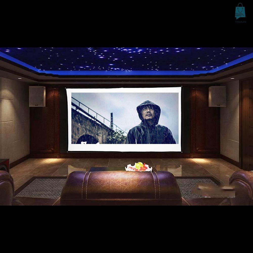 [READY STOCK] H70 70'' Portable Projector Screen HD 16:9 White Dacron ...