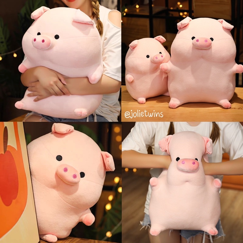ตุ๊กตา ตุ๊กตาหมู LuLu น้องน่ารัก สีชมพู ตัวแน่น อบอุ่น พร๊อพแต่งห้อง ของขวัญวันเกิด ของขวัญวันครบรอบ 23020