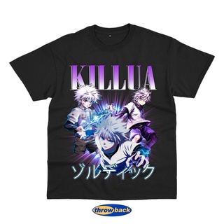 เสื้อยืดผู้ชาย Killua ZOLDYCK RAP เสื้อยืด S-5XL