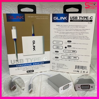 Glink GL-007B USB TYPE-C TO VGA