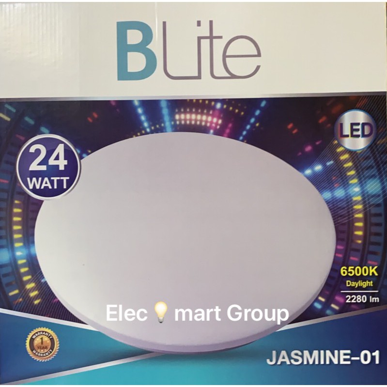 Blite โคมเพดานกลม Ceiling LED   24W " Bec #JASMINE-01 " แสงขาว