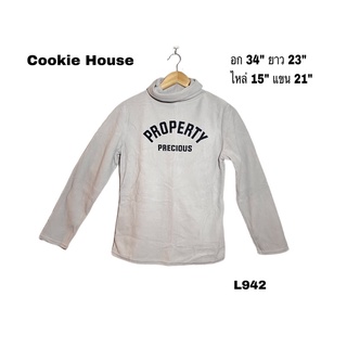 Cookie House เสื้อแขนยาวขนนุ่ม L942.b4