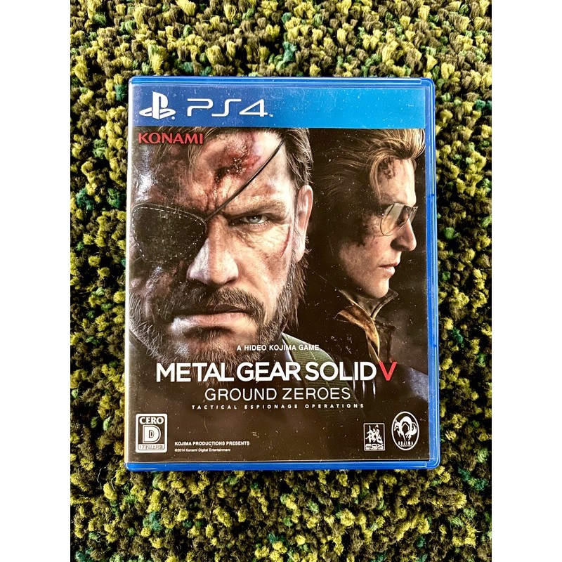 แผ่นเกม ps4 มือสอง / Metal Gear Solid V : Ground Zeroes