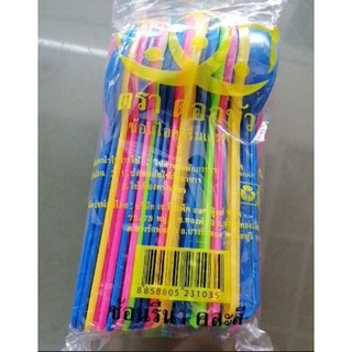 10 บาท ช้อนไอศกรีม ช้อนสี ตราดอกบัว ช้อนไอศครีม แบบใช้แล้วทิ้ง สะอาด ปลอดภัย