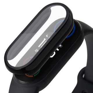 เคส + ฟิล์มป้องกัน 3D สําหรับ Xiaomi Mi Band 6 5 4 3 / ตัวป้องกันหน้าจอ แบบเต็ม สําหรับ Xiaomi Miband 6 5