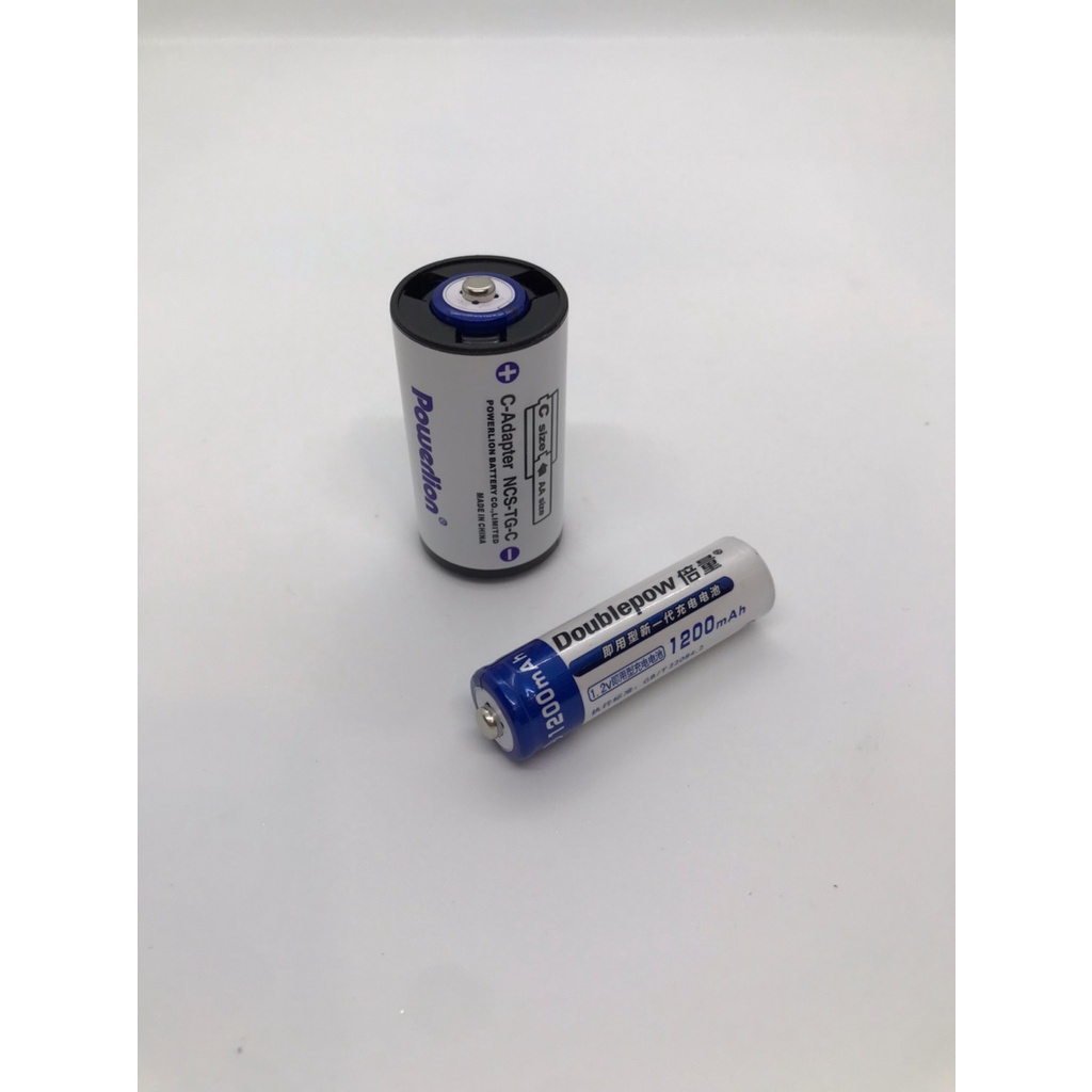 Powerlion ตัวแปลงถ่าน AA to C แปลงถ่านขนาด AA 1 ก้อนเป็นถ่านขนาดกลาง (ราคาขายต่อ 1 ชิ้น ) - รูปที่ 2