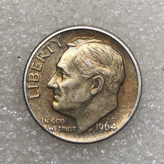 เหรียญเงินอเมริกาLiberty One Dime ปี 1964 | Shopee Thailand