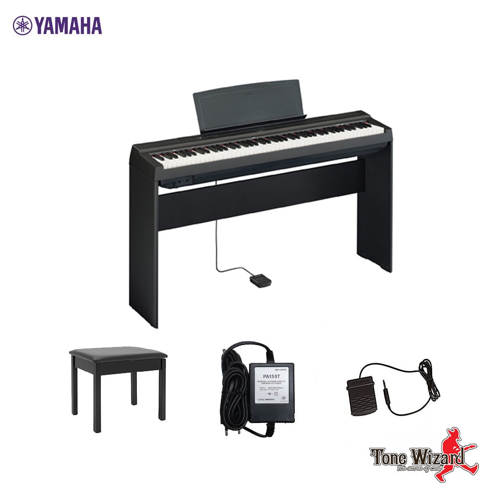 YAMAHA เปียโนดิจิตอล Digital Piano รุ่น P-125 88 Keys (แถมฟรี!!! ขาตั้ง เก้าอี้ อแดปเตอร์) (32900)