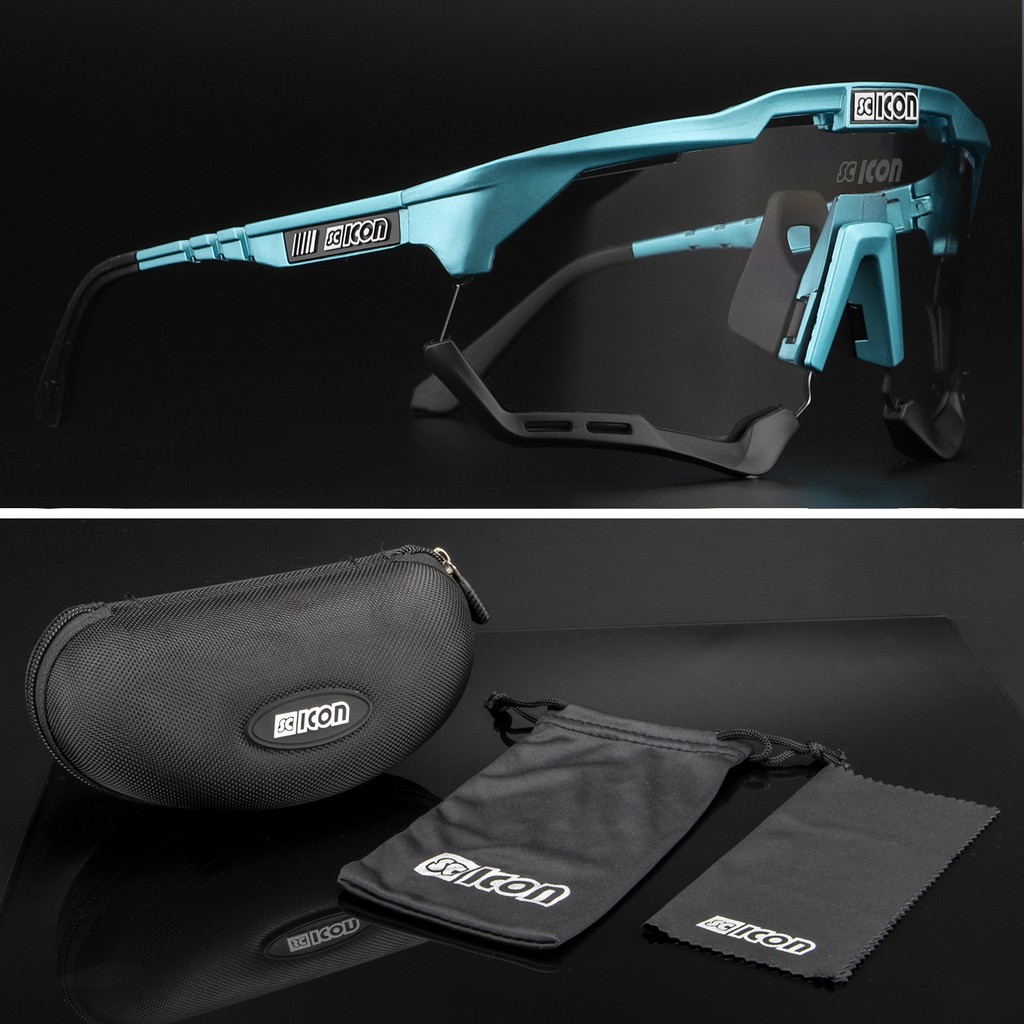 photochromic road bike glasses