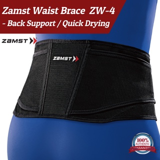 [ZAMST] สายรัดเอว ZW-4 / แห้งเร็ว / พยุงหลังส่วนล่าง (รองรับเอว สําหรับแบดมินตัน / เทนนิส / สควอช / กอล์ฟ / ฟื้นฟูการออกกําลังกาย)