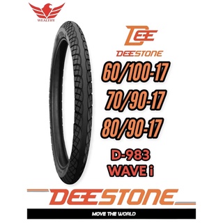 Deestone ยางนอก Deestone ดีสโตน D-983 Wavei ลายเวฟไอ ยางนอกขอบ17