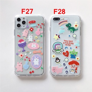 เคสมือถือซิลิโคนนิ่ม TPU สีใส ลายการ์ตูน สำหรับ VIVO Y27 4G 5G Y02 Y02A Y36 V27 Y16 Y22S Y02S Y35 V25 5G T1x Y21T Y33s V23 V23e 5G Y76 5G Y15s Y33s Y21 Y3s Y12A Y52 V21 5G Y72 5G Y31 V20 Pro V20 SE Y12s Y20 Y20s V19 Y50 Y30 Y17 Y15 Y12 Y11