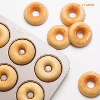 พิมพ์อบโดนัท CHEFMADE  donut cake mold 12-Cavity Non-Stick wk9225