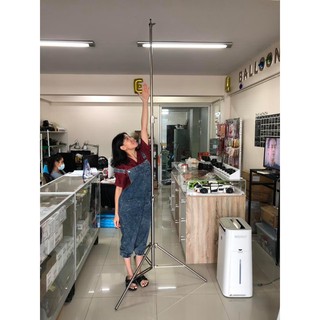 ขาตั้งแฟลช ขาไฟ ขาแฟลช ขาสแตนเลส ความสูง 280 cm light  stand  stanless 2.8m