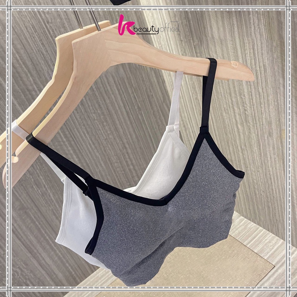 KB-P131 P132 ชุดชั้นในสตรีสายฟรีกีฬา Bra Gym Bra Push Up กีฬา BH นําเข้าลูกไม้ธรรมดา Bra