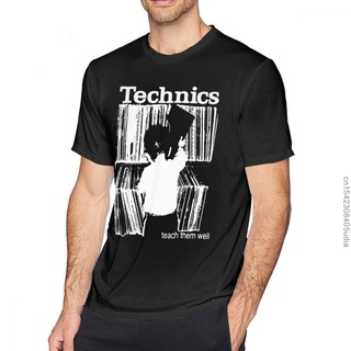 ขายดี!เสื้อยืดแขนสั้นลําลอง ผ้าฝ้าย พิมพ์ลาย Techno Technics พลัสไซซ์ สําหรับผู้ชายS-5XL