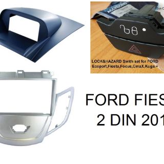 หน้ากากวิทยุ FORD FIESTA ปี2012-2018 สำหรับเปลั่ยนเครื่องเล่น7"_2DIN 18cm.