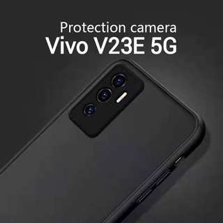 V23E(พร้​อมส่งในไทย)เคสขอบนิ่มหลังแข็งขุ่นคลุมกล้องVivo Y76 5G/Y15S 2021/V23E 5G