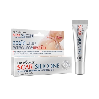 PROVAMED SCAR SILICONE - โปรวาเมด สการ์ ซิลิโคน ผลิตภัณฑ์ดูแลผิวที่มีรอยแผลเป็น (10 กรัม)