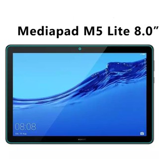 ฟิล์มกระจกนิรภัย 9 H สำหรับ Huawei MediaPad M 5 Lite 8.0 นิ้ว