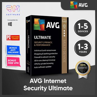 AVG Internet Security Ultimate Premium Antivirus ORIGINAL - ซอฟต์แวร์ป้องกันความปลอดภัย
