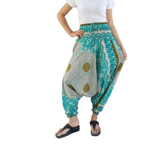 กางเกงช้าง กางเกงโยคะ กางเกงกระโปรง Thai  Elephant pants Palazzo pants Yoga Pants THE44