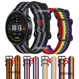 สายนาฬิกาข้อมือไนล่อนสาน สําหรับ Xiaomi Mi Watch Color