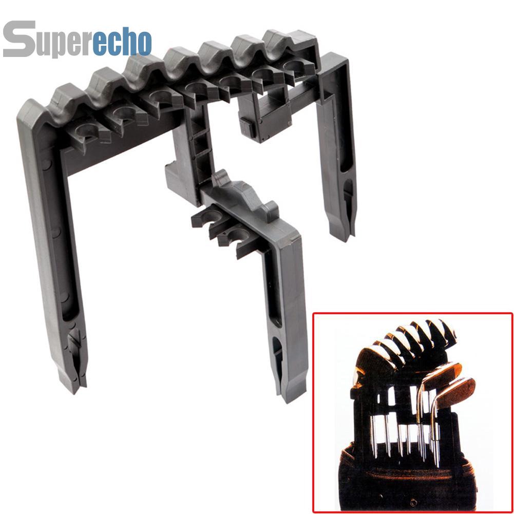 sup?Golf 9 Iron Club ABS Shafts Holder Stacker Fits Any Size of Bags Organizer