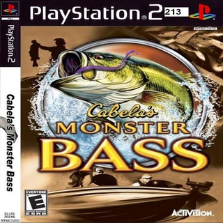 แผ่นเกมส์PS2 - เกมตกปลา Master Bass ส่งไว เก็บปลายทางได้ครับ ✅