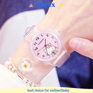 Hello Kitty Watch Kids Fashion นาฬิกาข้อมือซิลิโคนน่ารัก