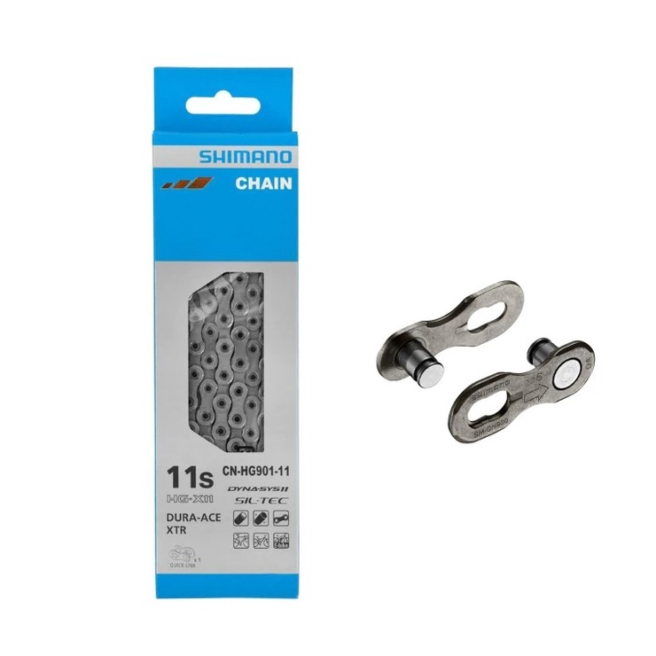 โซ่ Shimano Dura Ace XTR 11 CN-HG901 11 สปีด มีปลดเร็ว 116L