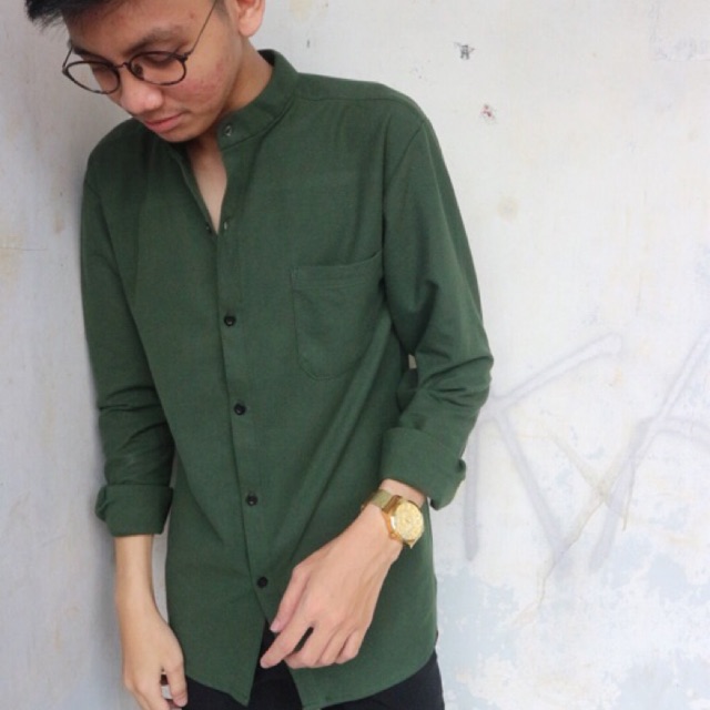 Pique LS เสื้อเชิ้ตทหาร