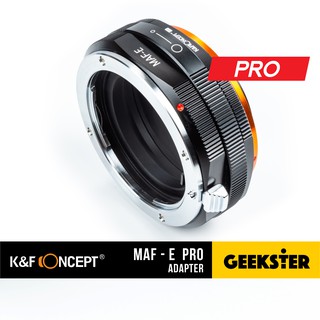 รุ่น PRO K&amp;F MAF-E SONY แข็งแกร่ง ( เมาท์แปลง Pro Minolta AF / Sony A - Sony E FE / Maf-Nex / MAF-Sony / Adapter / KF )