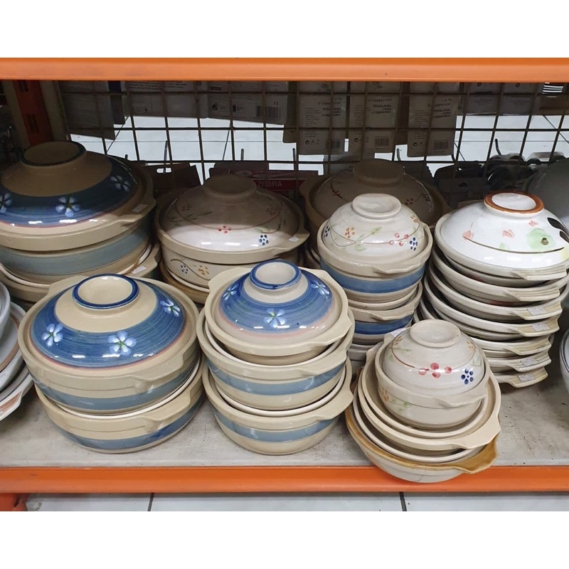 กระทะเซรามิก Sapo Basi P-065, P-075, P-085, P-095 / สมุนไพรทําอาหาร