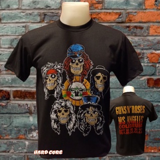 เสื้อวง GUNS N ROSES วงร็อค ไม่มีตะเข็บข้าง คอฟิต ป้ายUSA เสื้อทัวร์ เสื้อวินเทจ วงดนตรีร็อคต่างประเทศ