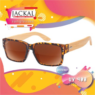 JACKAL แว่นกันแดดขาไม้ Jackal Semi-Wooden Sunglasses รุ่น WISE WI003