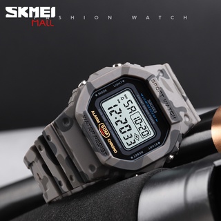 Skmei 1628 นาฬิกาข้อมือดิจิทัล มีไฟแบ็คไลท์ LED กันน้ํา 50 เมตร สําหรับผู้ชาย