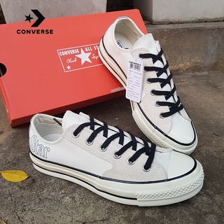 🔥รุ่นใหม่ล่าสุด🔥 จากคอนเวิร์ส รองเท้าผ้าใบ CONVERSE รุ่น CHUCK 70 OPTIMISM OX สี CREAM (ครีม) รหัส 17-2025CS2CMXX