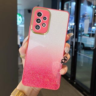 ใหม่ เคสโทรศัพท์มือถือ กันกระแทก แต่งกลิตเตอร์ไล่โทนสี สําหรับ Xiaomi Redmi Note 11 Pro 11s 10 10s 10 10C