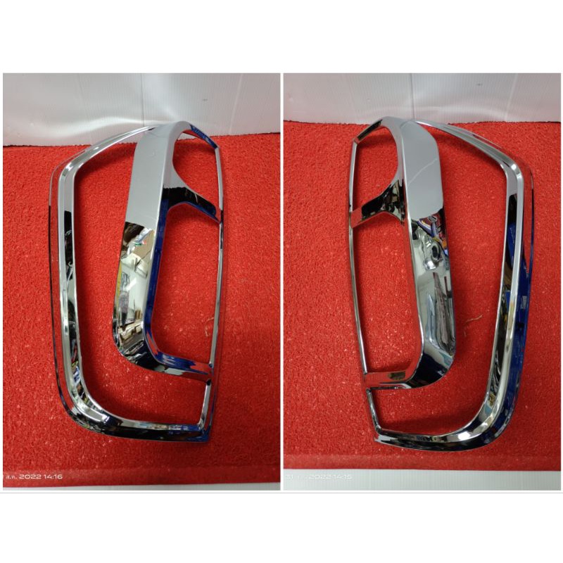 0ครอบไฟท้าย สีชุบโครเมี่ยม NISSAN NAVARA NP300 ปี 2013-2019 นิสสัน นาวาร่า NP300 ของแต่งนาวาร่า ครอบ